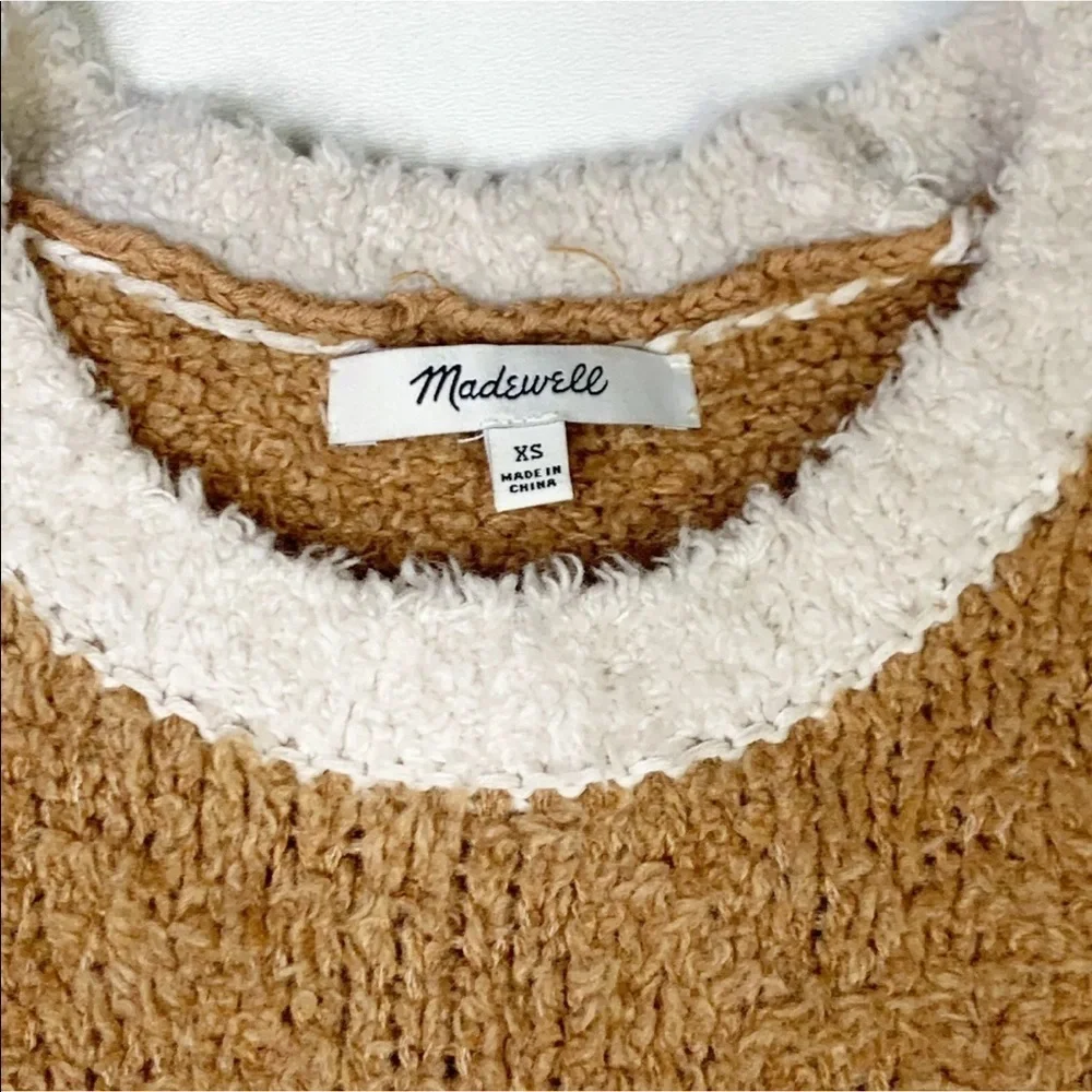 Madewell Teddy Striped Pullover Sweater XS